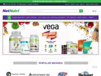 Desktop screenshot for netnutri.com