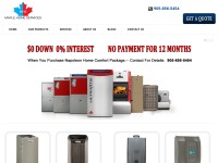 Desktop screenshot for maplehomeservices.com