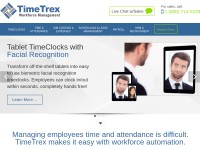 Desktop screenshot for timetrex.com