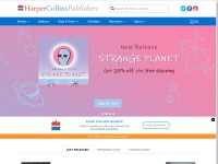 Desktop screenshot for harpercollins.com