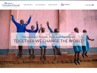 Desktop screenshot for greatergood.com