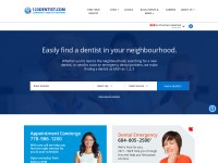 Desktop screenshot for 123dentist.com