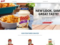 Desktop screenshot for ragu.com