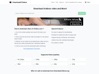 Desktop screenshot for downloadxvideos.org