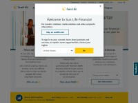 Desktop screenshot for sunlife.com