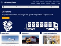 Desktop screenshot for lufthansa-cargo.com