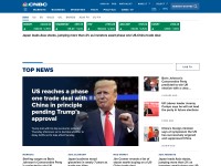 Desktop screenshot for cnbc.com