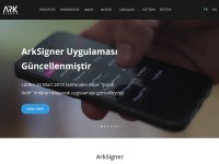 Desktop screenshot for arksigner.com