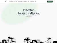 Desktop screenshot for testerna.se