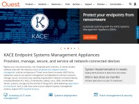 Desktop screenshot for kace.com