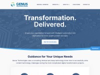 Desktop screenshot for genustechnologies.com
