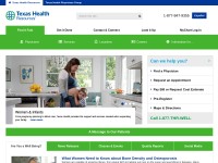 Desktop screenshot for texashealth.org