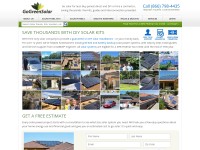 Desktop screenshot for gogreensolar.com