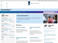 Desktop screenshot for examenblad.nl