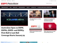 Desktop screenshot for espnpressroom.com