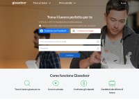 Desktop screenshot for glassdoor.it