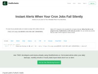 Desktop screenshot for hchk.io