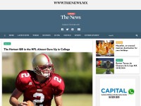 Screenshot of thenews.mx