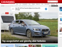 Desktop screenshot for caravaning.de