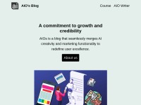 Desktop screenshot for aios.blog