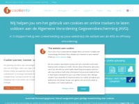 Desktop screenshot for cookieinfo.net