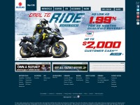 Desktop screenshot for suzukicycles.com