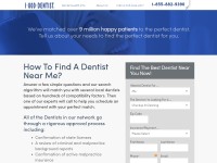 Desktop screenshot for 1800dentist.com