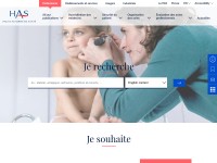 Desktop screenshot for has-sante.fr