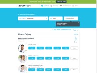 Desktop screenshot for zoomcare.com