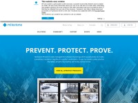 Desktop screenshot for milestonesys.com