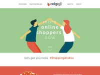 Desktop screenshot for adgoji.com