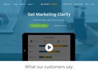 Desktop screenshot for whatconverts.com