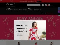 Desktop screenshot for aviratefashion.in