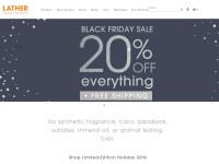 Desktop screenshot for lather.com