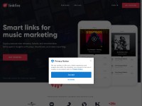 Desktop screenshot for lnk.to