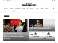 Desktop screenshot for pakobserver.net