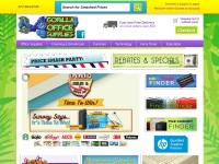 Desktop screenshot for gorillaofficesupplies.com