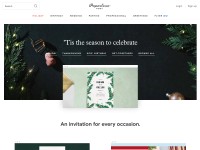 Desktop screenshot for paperlesspost.com