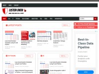 Desktop screenshot for listendata.com