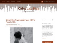 Desktop screenshot for chinalawblog.com