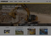 Desktop screenshot for caterpillar.com