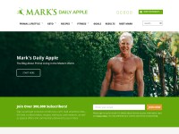 Desktop screenshot for marksdailyapple.com