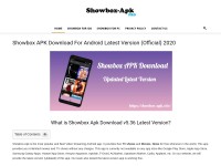 Desktop screenshot for showbox-apk.site