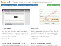 Desktop screenshot for snaphost.com