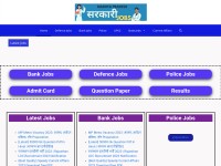 Desktop screenshot for mpsarkarijobs.in