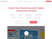 Desktop screenshot for outgrow.co