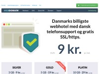 Desktop screenshot for webdomain.dk