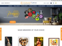 Desktop screenshot for makemycanvas.in