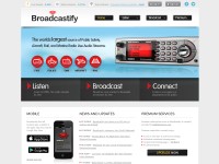 Desktop screenshot for broadcastify.com