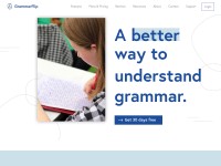 Desktop screenshot for grammarflip.com